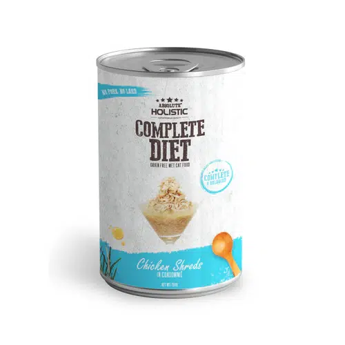Absolute Holistic Complete Diet Wet Cat Food Chicken Shreds