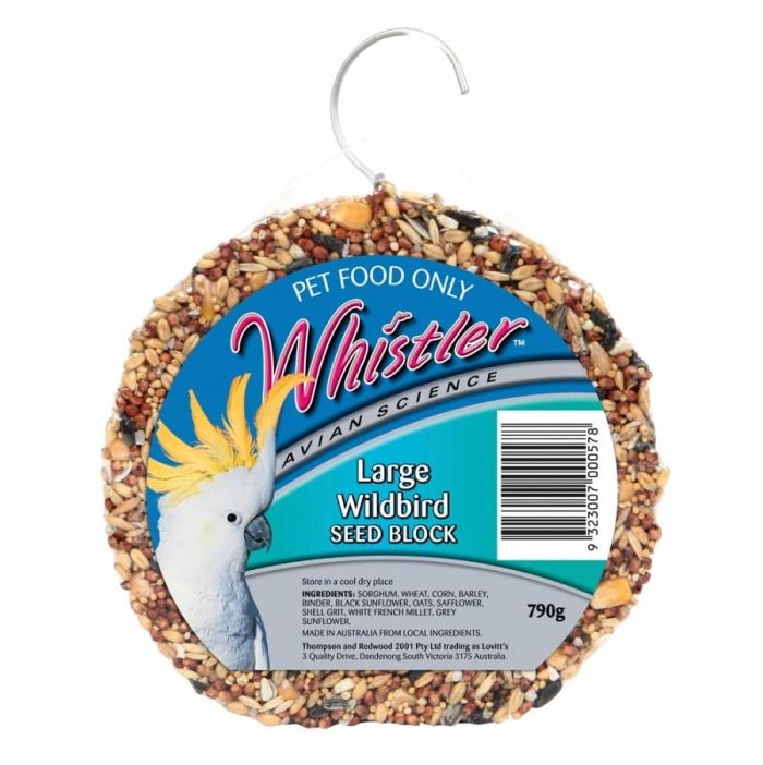 Whistler Large Wild Bird Seed Block Treat 790g
