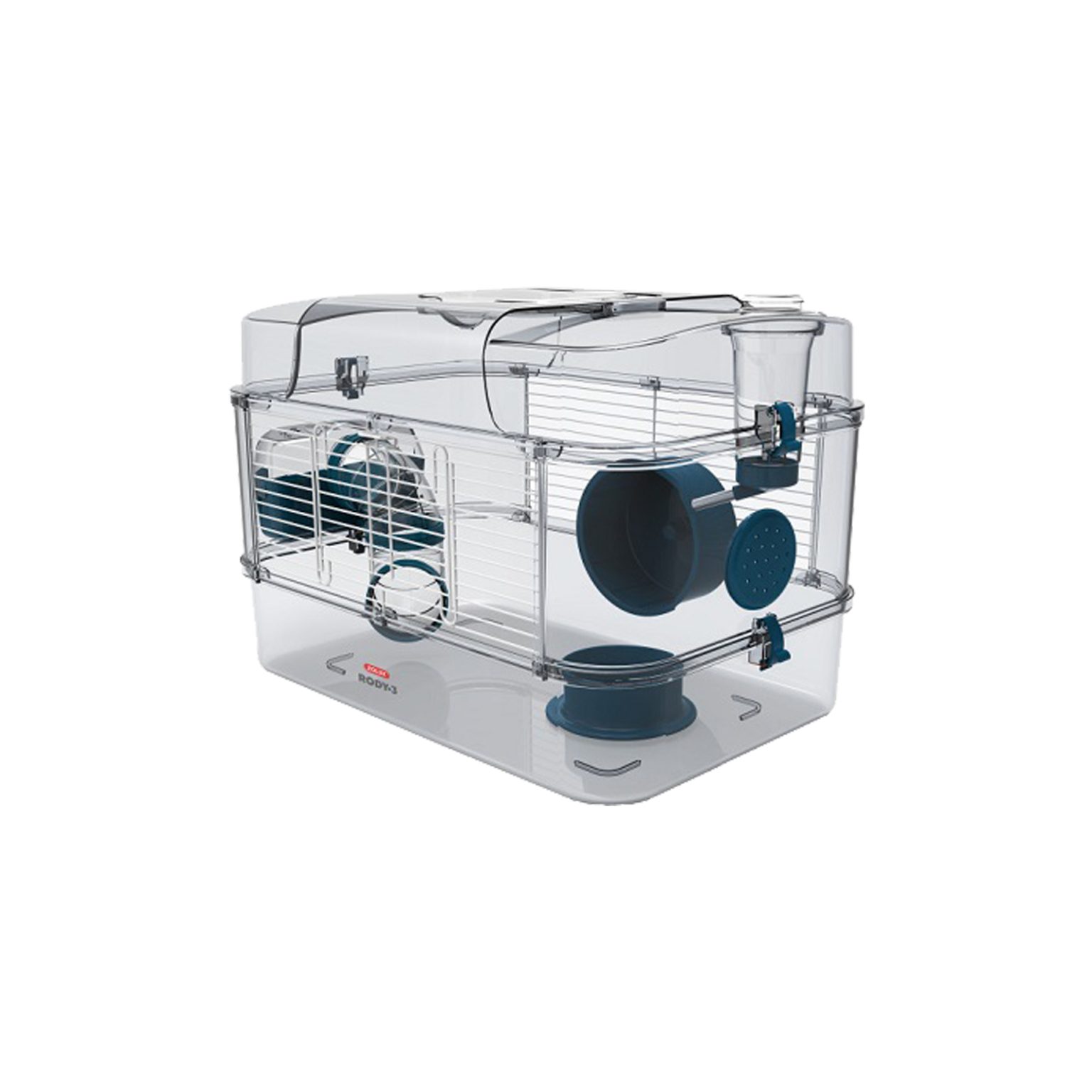 Cage Zolux RODY3 Métal Plastique 41 x 28 x 24,7 cm (1 Pièce) main image 1