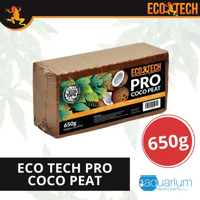 Eco Tech Pro Coco Peat 650gm (10 Litre) Going Troppo Fish and Pet